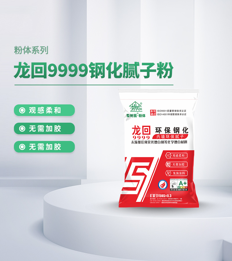 龍回9999鋼化膩子粉